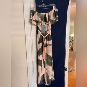 Showmeyourmumu Midi off the shoulder Dress